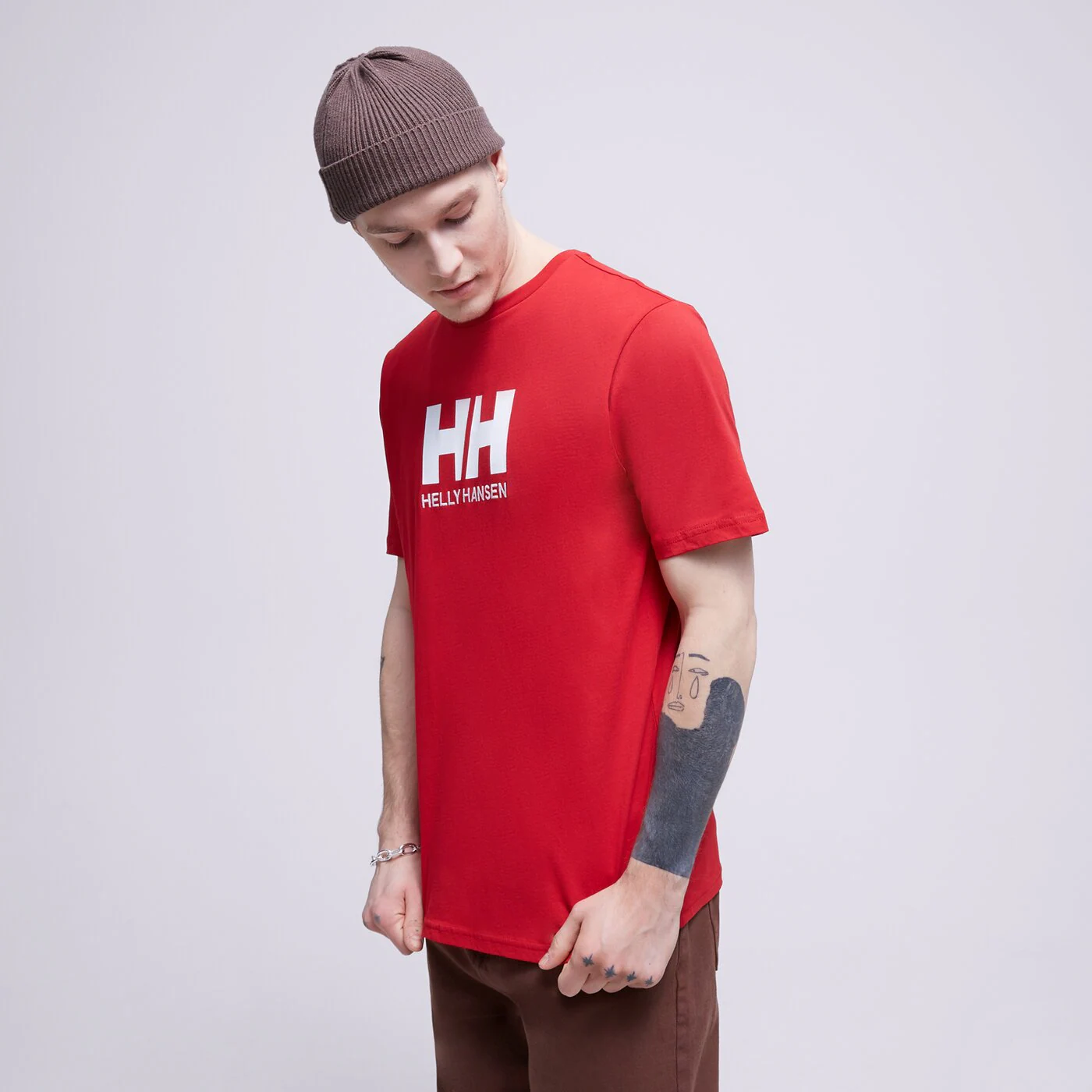 HELLY HANSEN T-SHIRT HH LOGO Rot