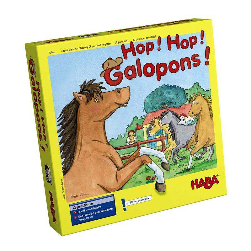 Jeu de société Hop ! Hop ! Galopons ! Haba