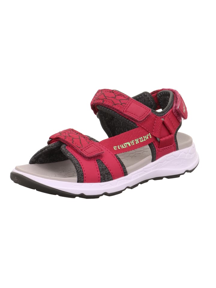 superfit Sandale CRISS CROSS in Rot/Grün günstig kaufen