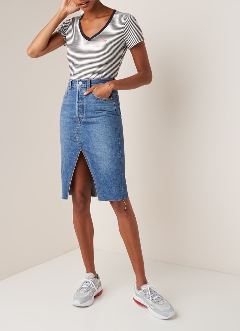 Μπλούζα Levi's Perfect με λογότυπο και ρίγες