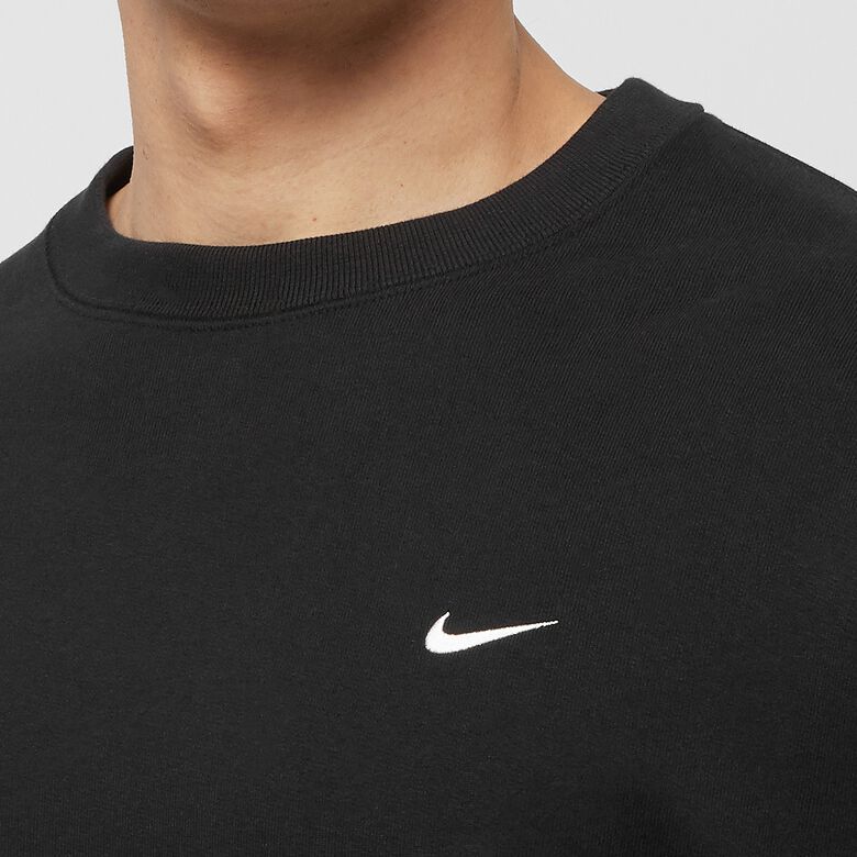 NIKE Solo Swoosh French Crewneck black/white