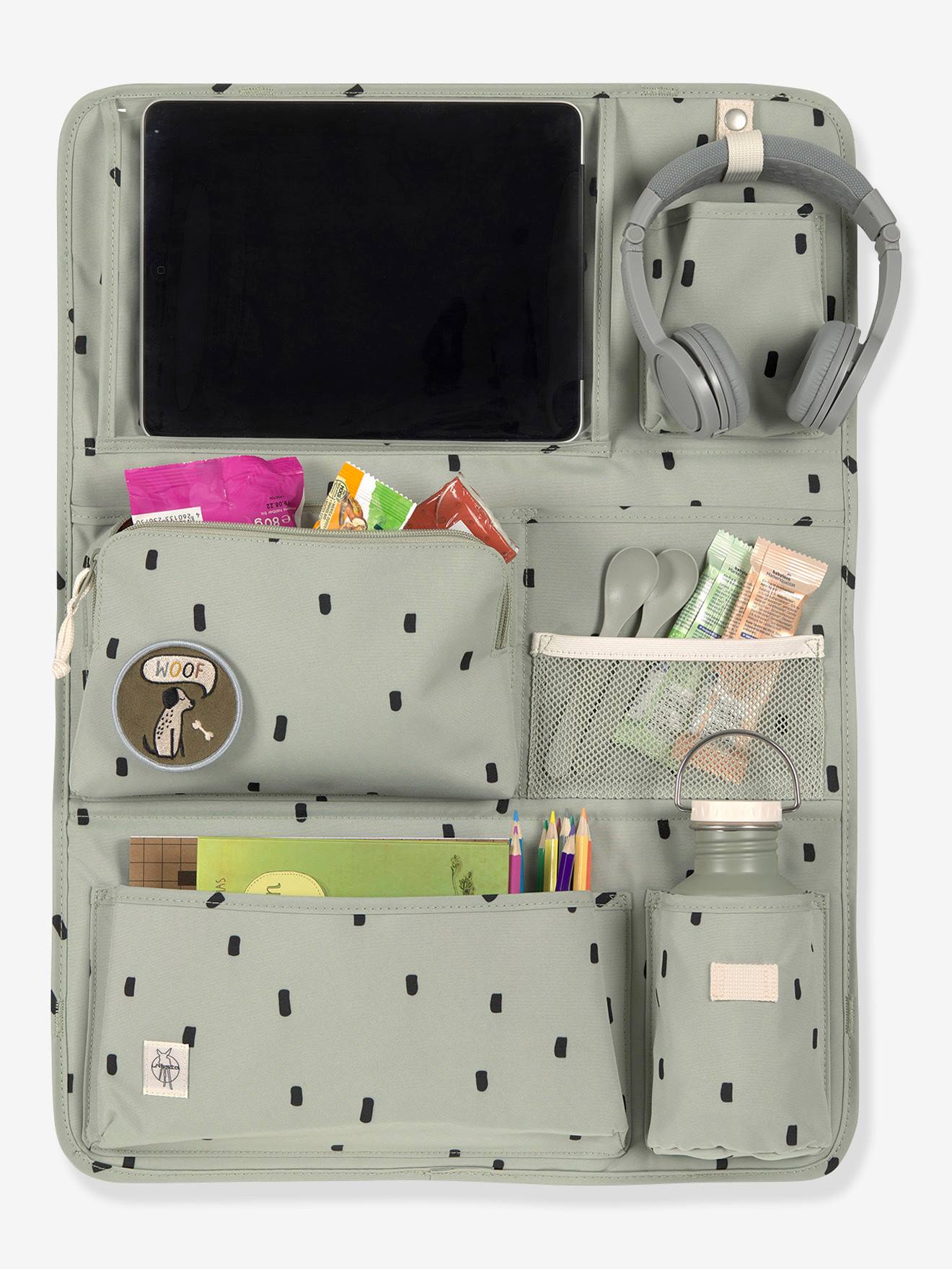 Lässig Organizer für den Rücksitz SAFARI LÄSSIG - karamell