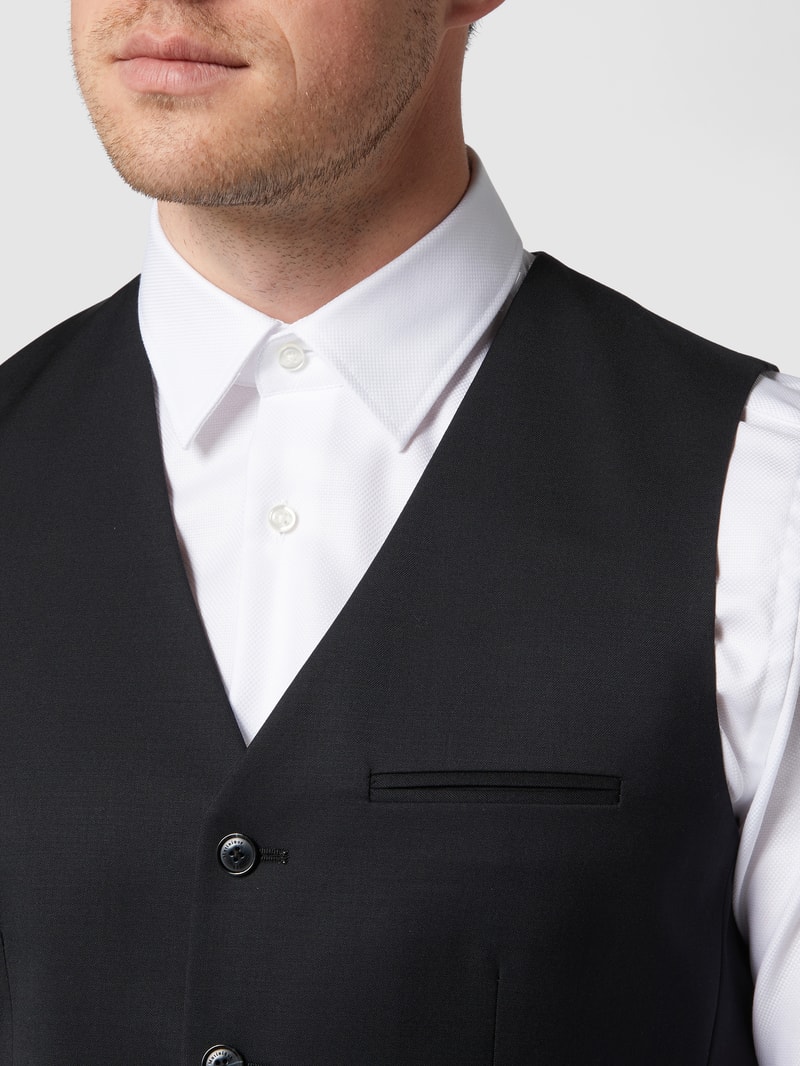 Weste mit Stretch-Anteil in schwarz