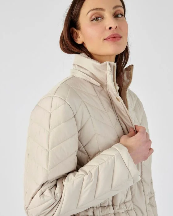 Parka matelassée zippée