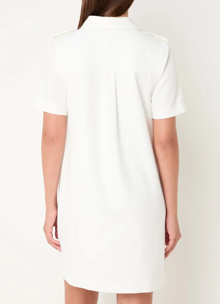 Vestido túnica corto NIKKIE Dhaka con bolsillos en el pecho