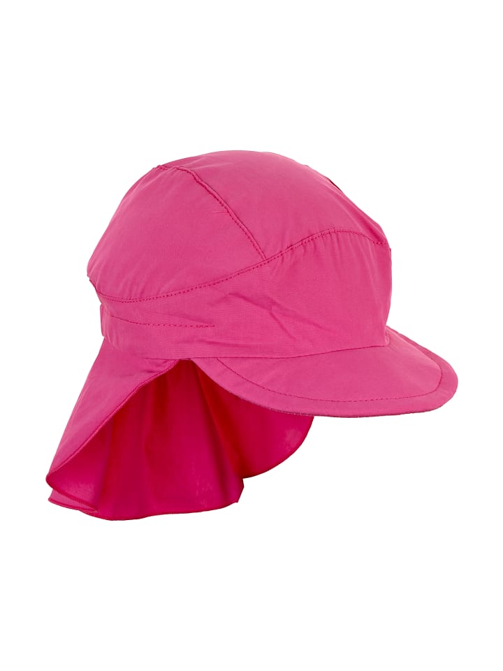 Sterntaler Schirmmütze mit Nackenschutz Basic in magenta günstig kaufen