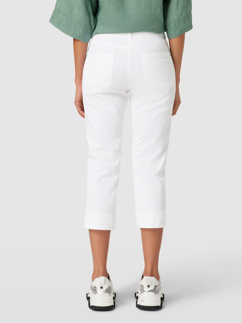 Hose im 5-Pocket-Design Modell 'CORA' in weiß