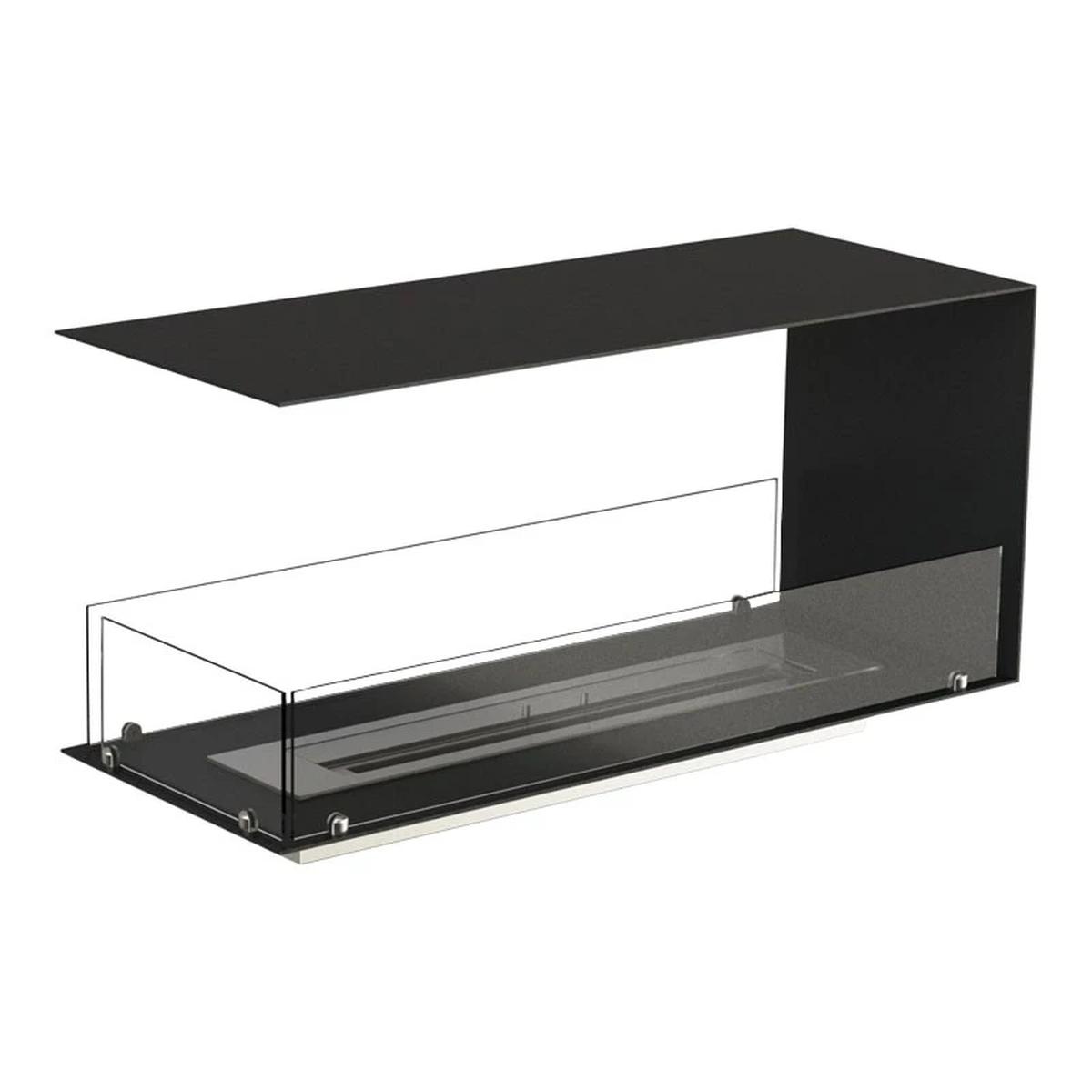 Foco Foco Raumteiler 1000, Raumteiler Bioethanol Kamin, 4,4 kW, manueller oder automatischer Brenner, verschiedene Versionen verfügbar