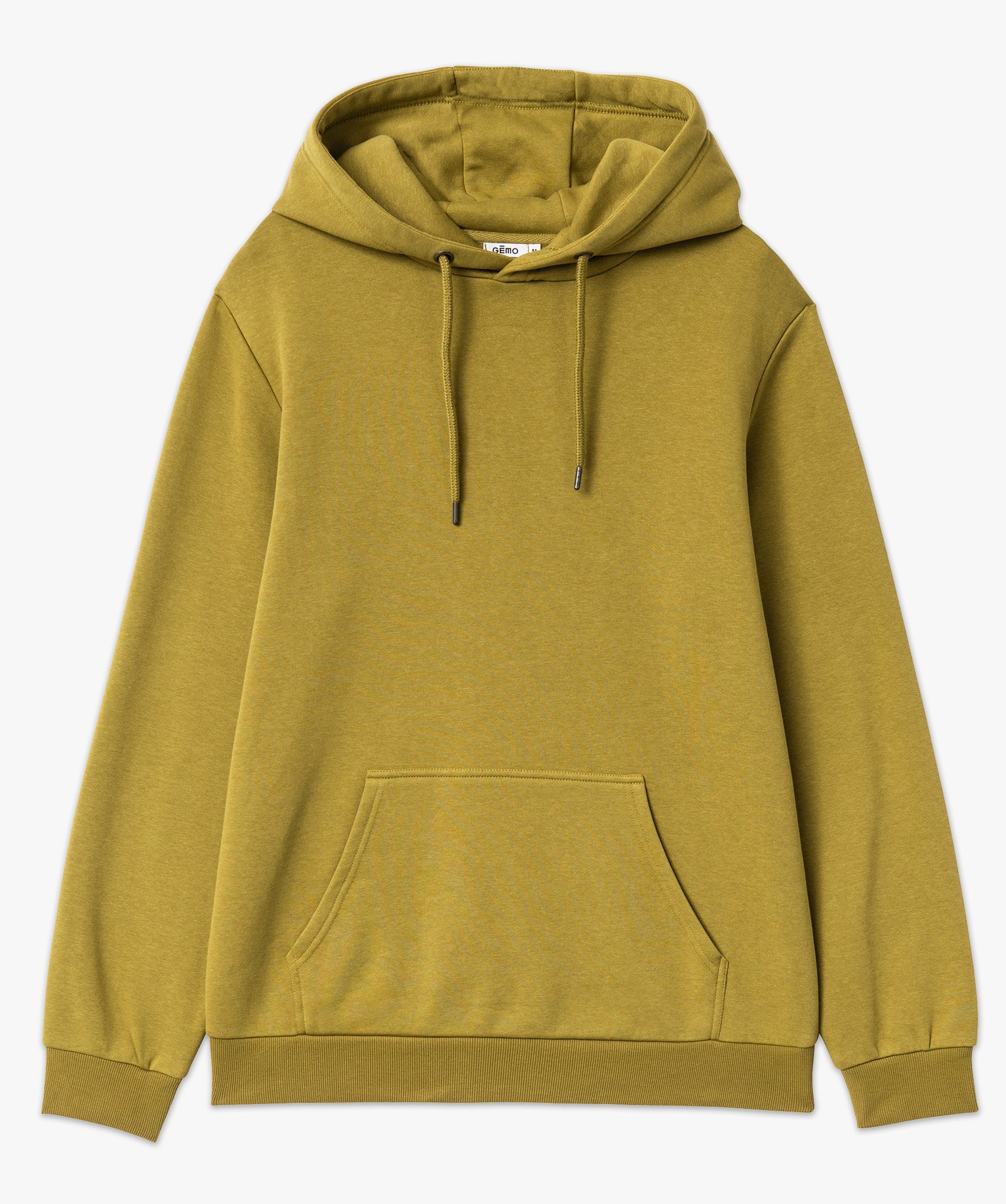 Sweat homme à capuche intérieur molletonné kaki | GEMO