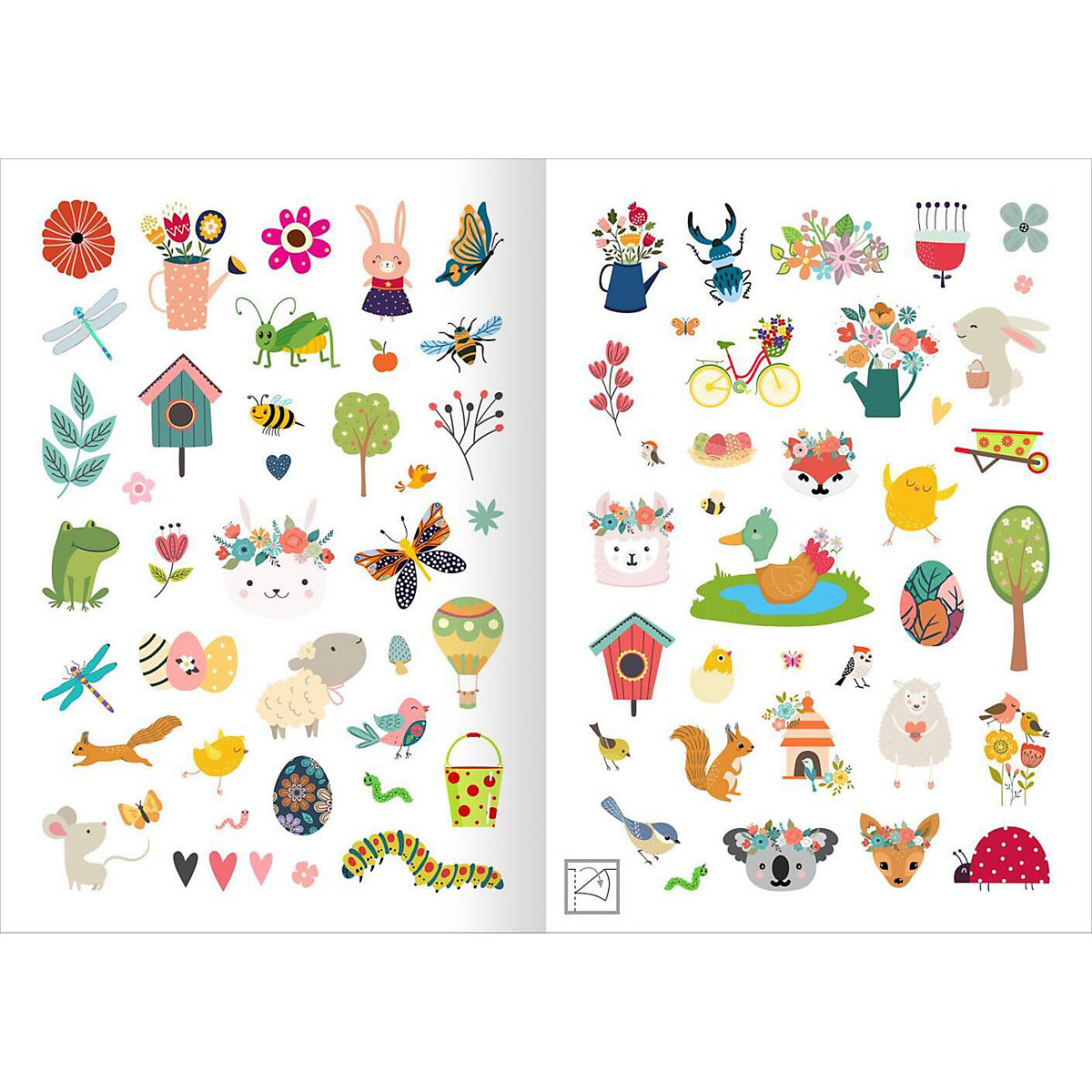 Stickerspaß Frühling