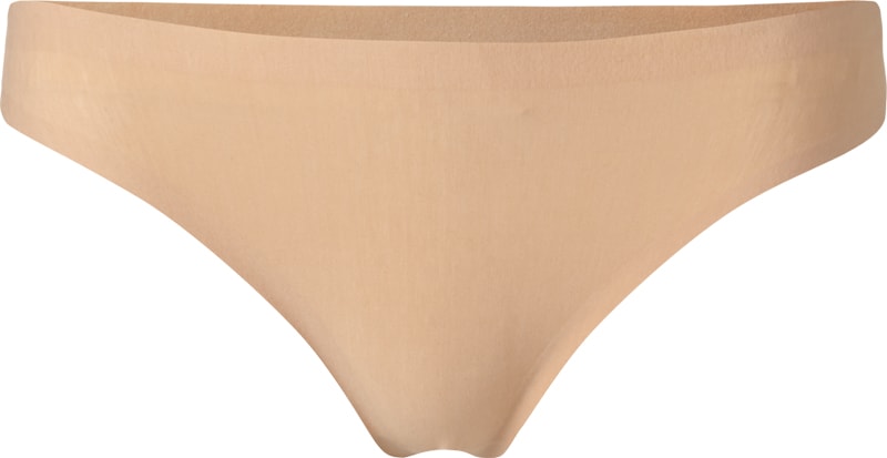 Hip String ohne Nähte in beige