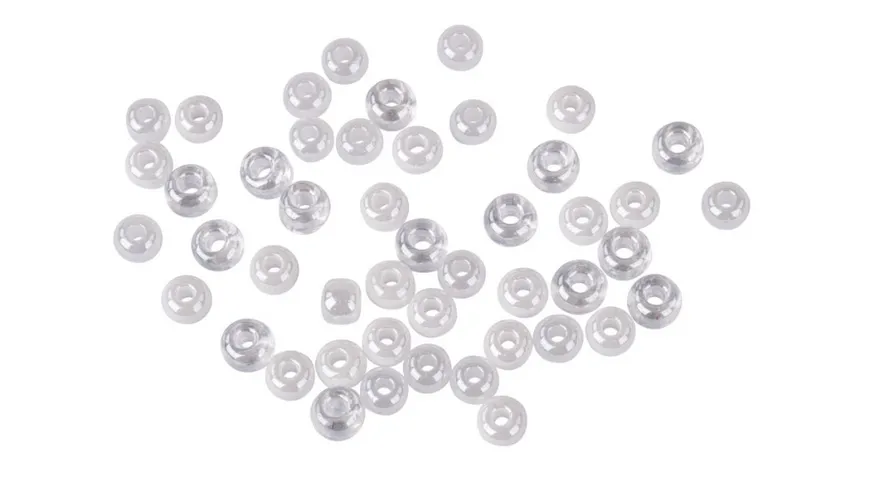 Rayher Glas-Großlochradl, 5,4mm ø 55 g