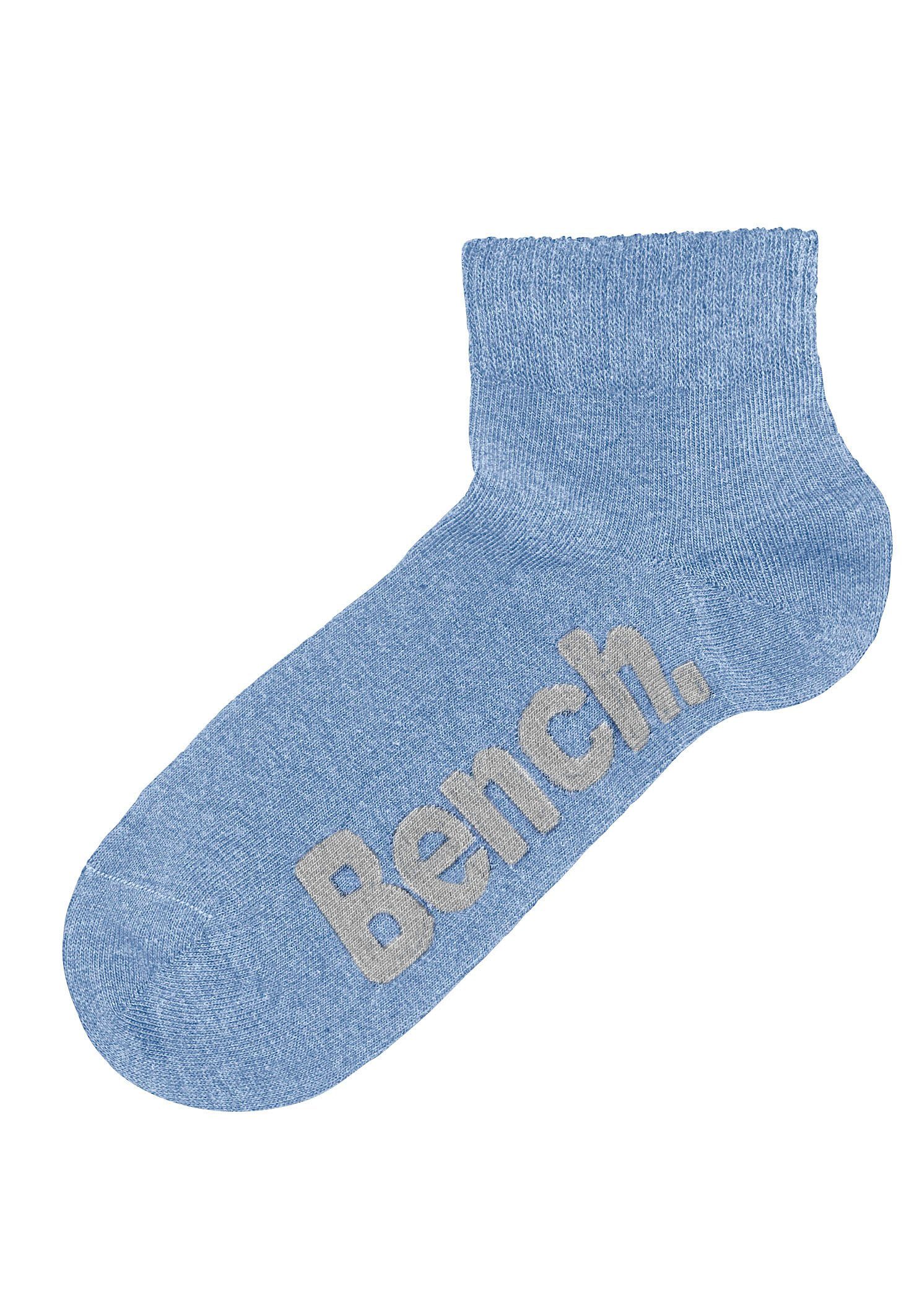 Bench. Kurzsocken (Set, 3-Paar) mit bequemen Rippbündchen