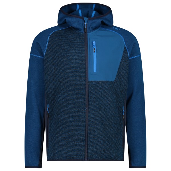 CMP - Jacket Fix Hood Jacquard Knitted 32H2187 - Fleecejacke