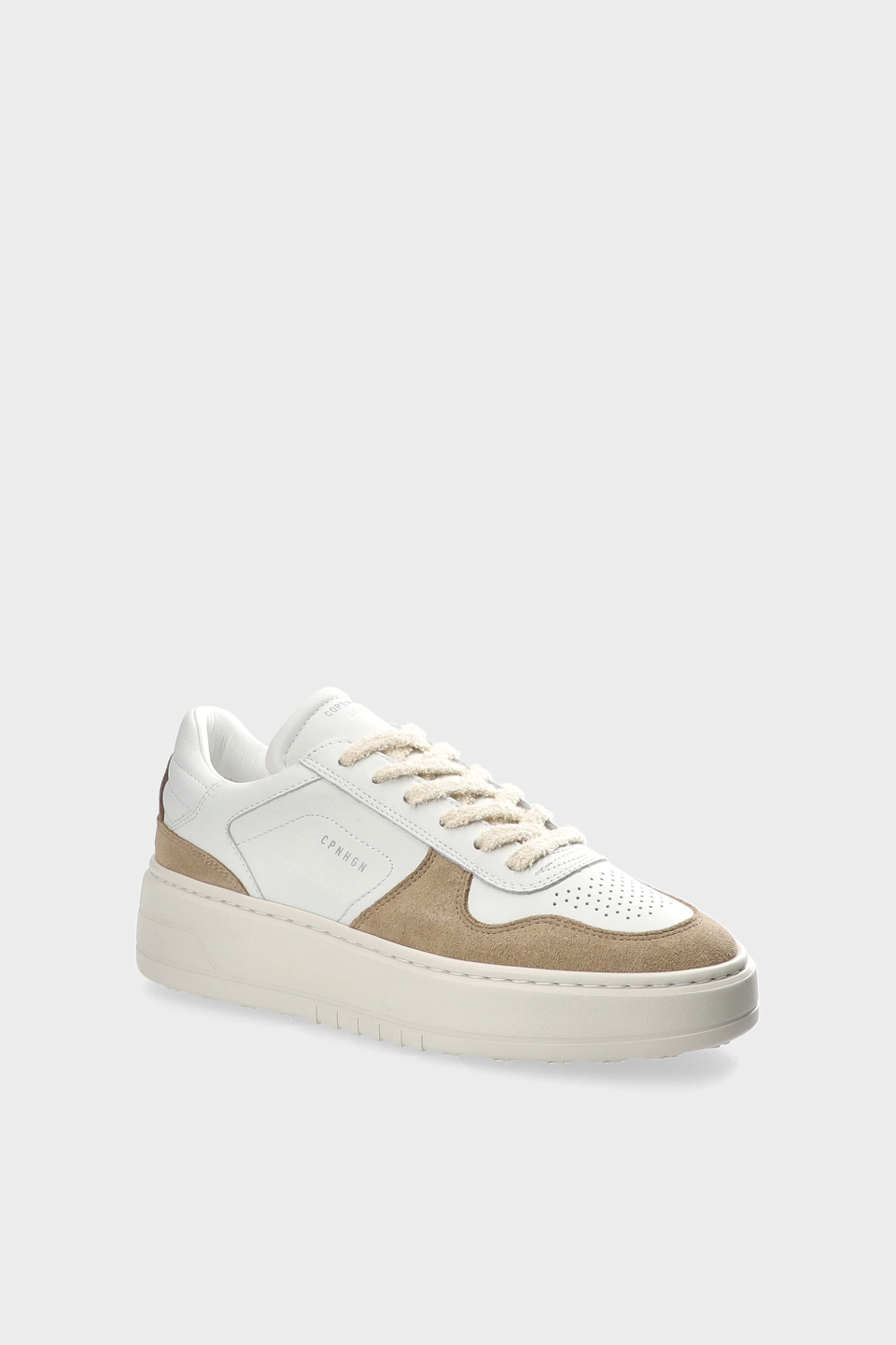 CPH75 leather mix white/nut