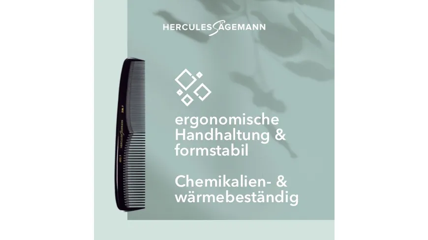 HERCULES Sägemann Damenkamm Naturkautschuk