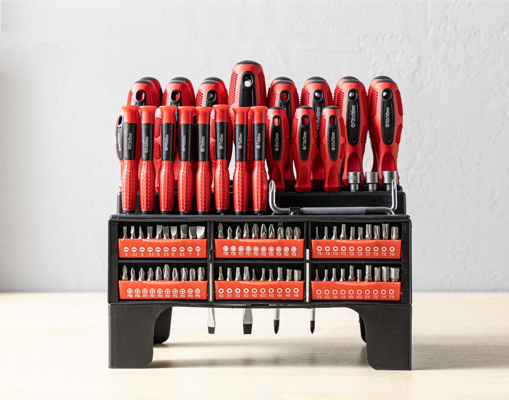 Tech Craft Schraubendreher-Set XXL, 100-teilig