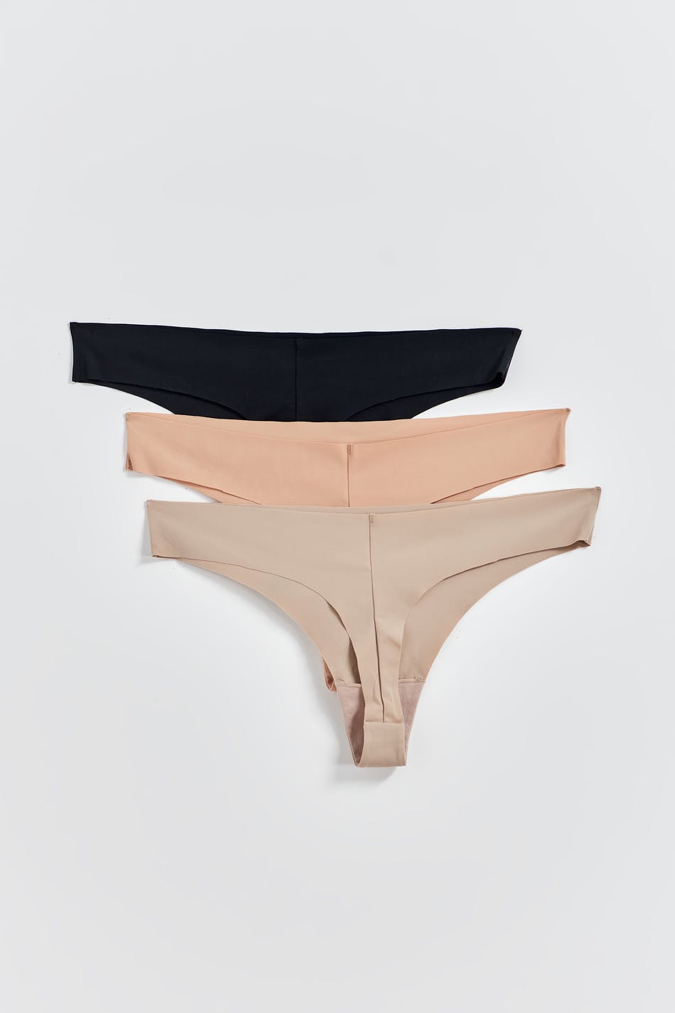 3-pack invisible thong