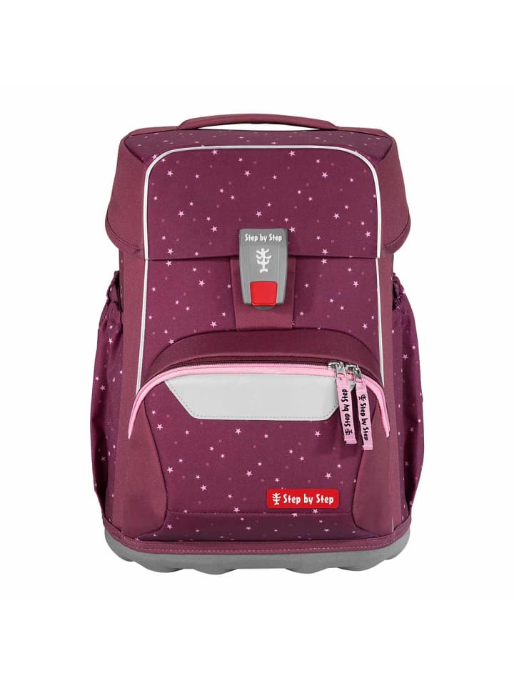 Step by Step Grundschulranzen-Set BASIS Berry Star 4-teilig in Lila günstig kaufen onesize