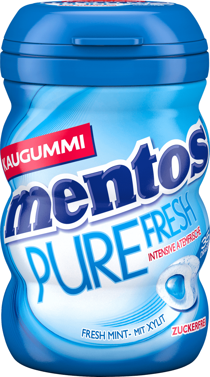 Kaugummi, Pure Fresh Mint, zuckerfrei (35 Stück), 70 g