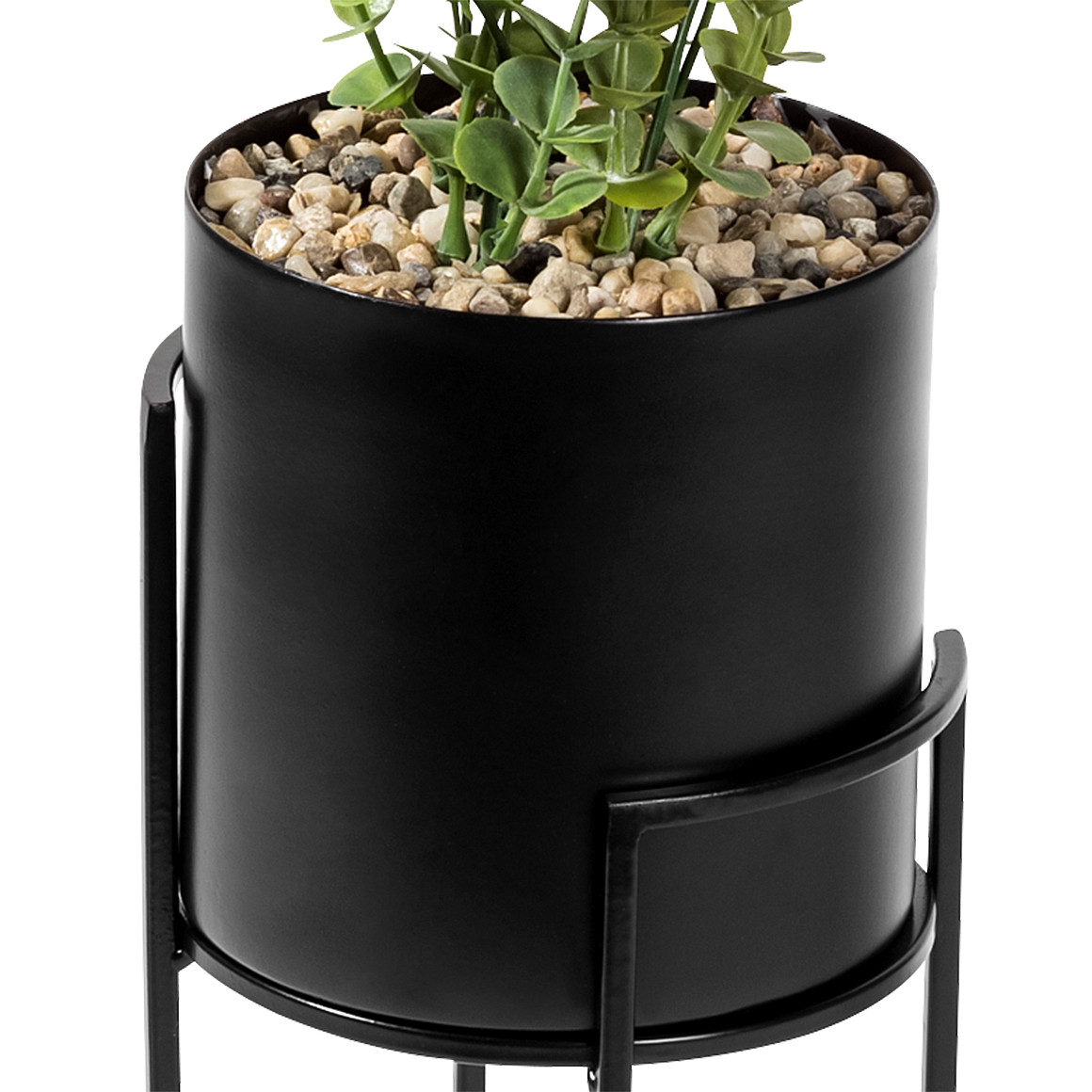 Kleiner Blumentopf aus Metall