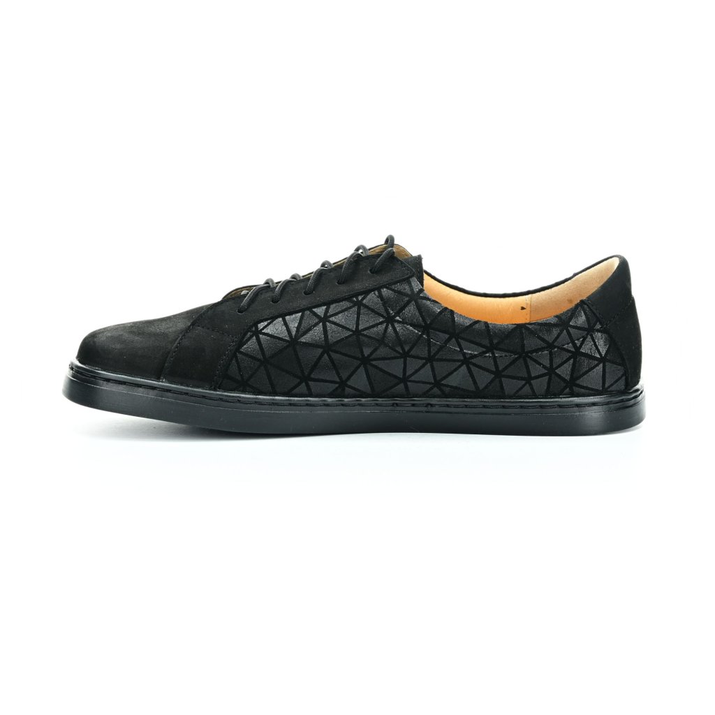 Peerko Classic Triangle Black Barfuß-Halbschuhe