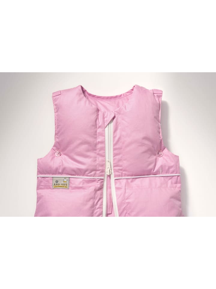 Kinderhaus Blaubär ARO Artländer Daunenschlafsack TOP in Rose Uni günstig kaufen