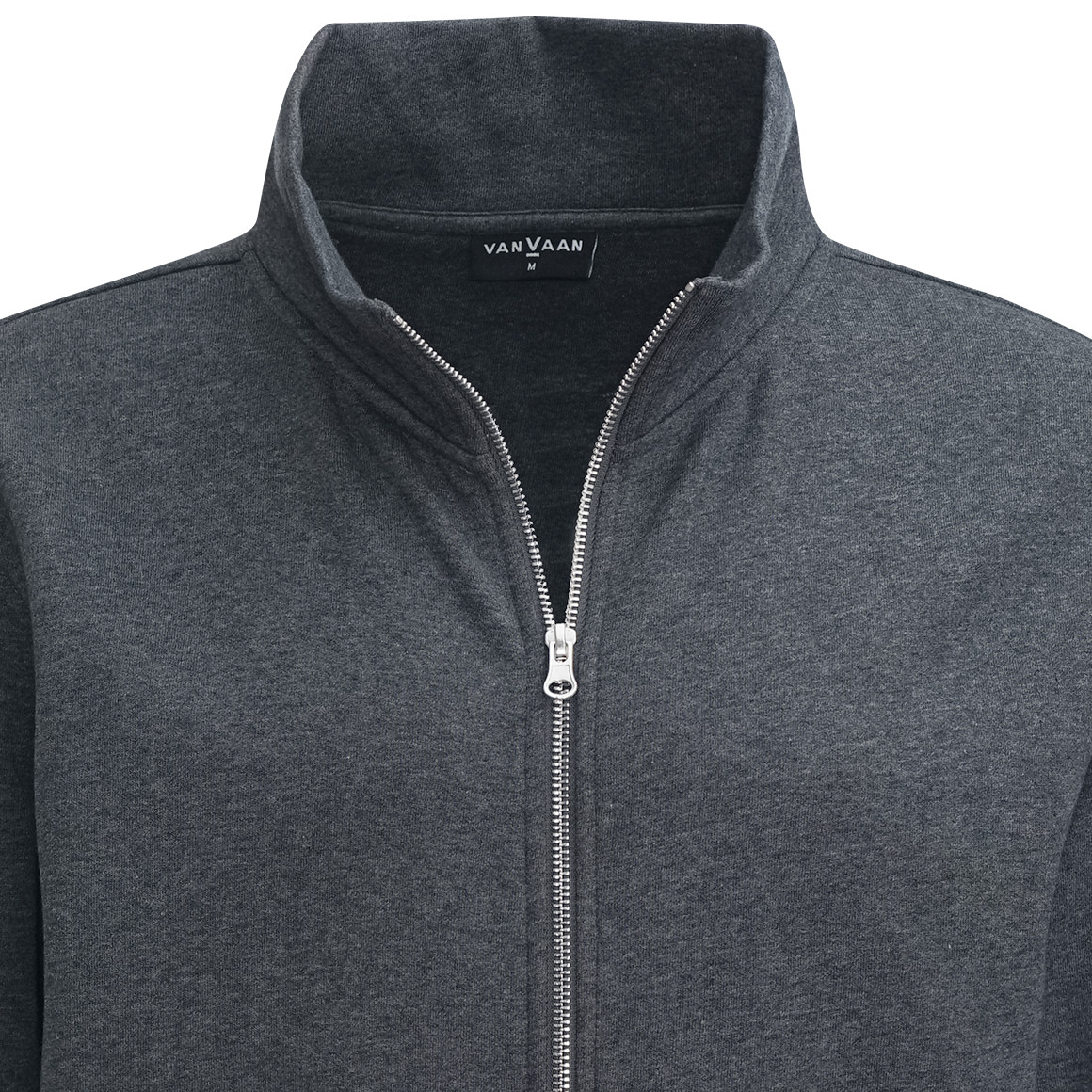 Herren Sweatjacke mit Stehkragen