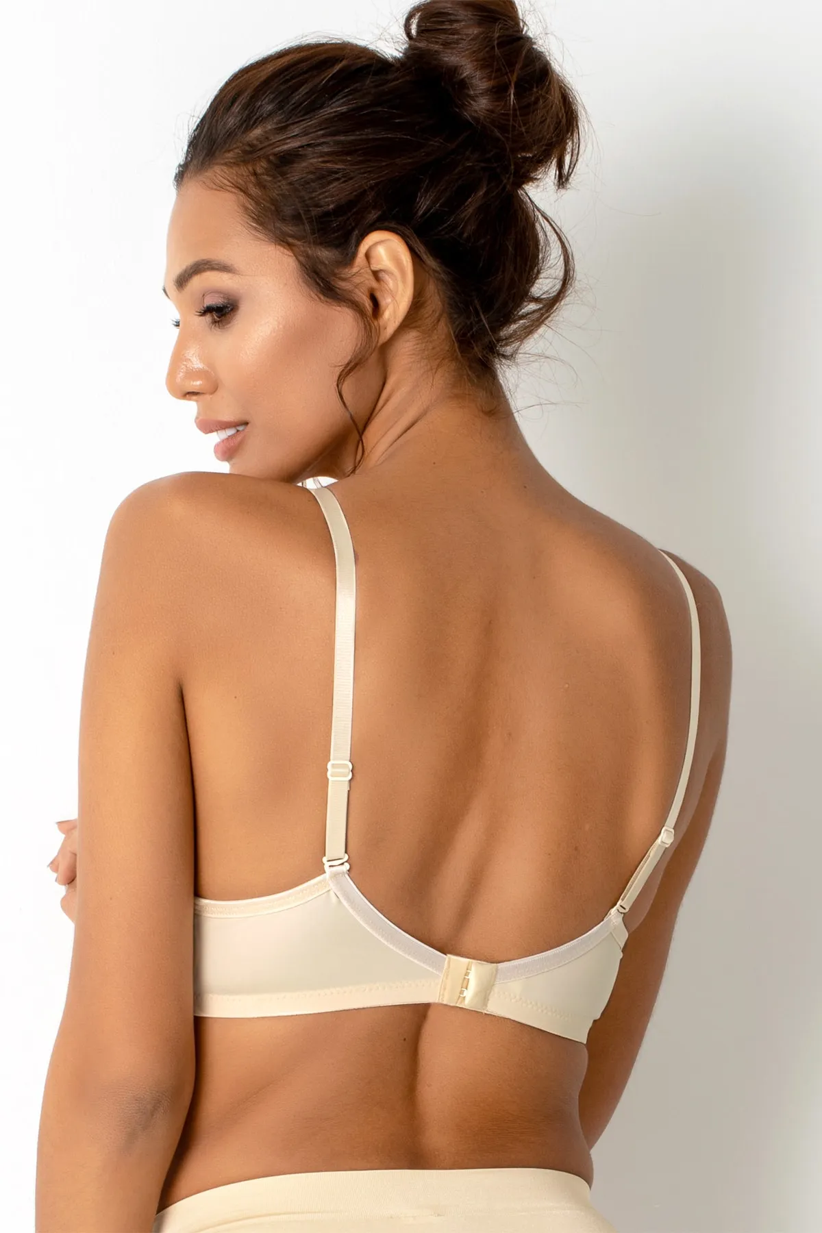Miorre  Damen-BH mit leeren Körbchen in Beige