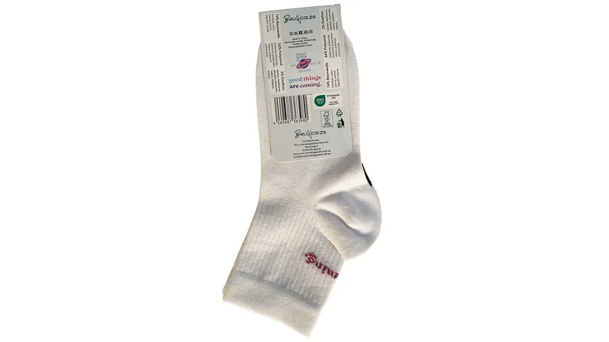 Damen Socken mit feiner Rippe 2er Pack schwarz, weiß