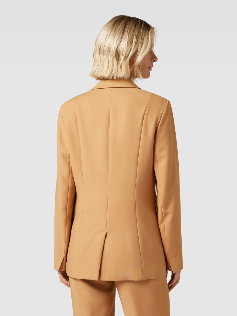 Blazer mit Pattentaschen in camel