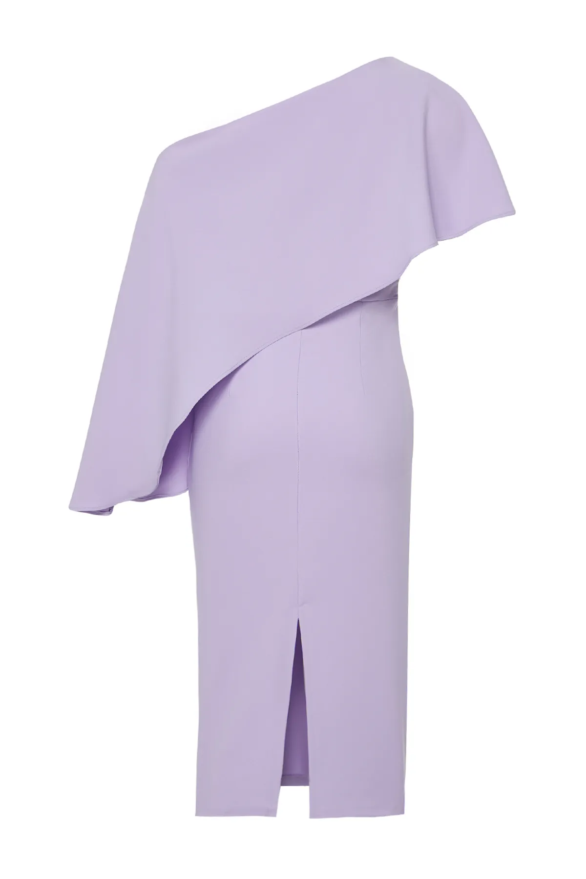 Trendyol Collection  Lilafarbenes, stilvolles Abendkleid mit einem Ärmel