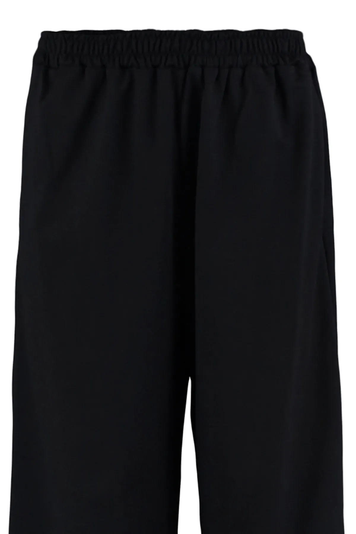 Trendyol Curve  Schwarze, weit geschnittene, dünne Strick-Jogginghose TBBAW23AJ00007