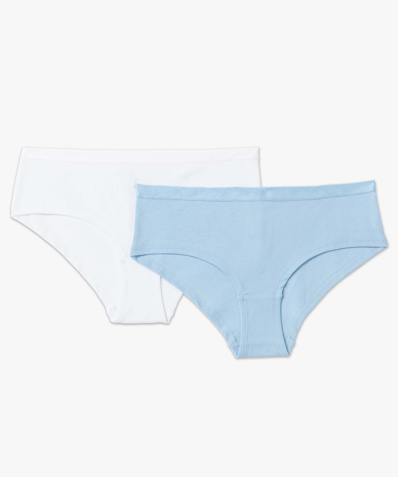 Shorty en maille ctelée femme (lot de 2) multicolore | GEMO