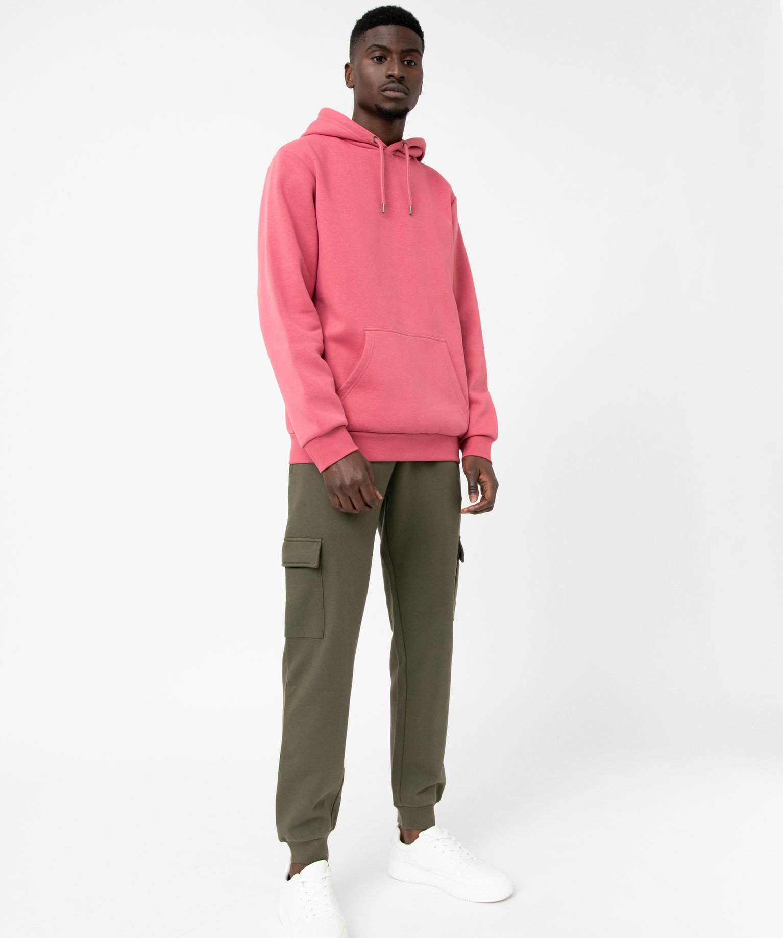 Pantalon de jogging coupe cargo homme kaki | GEMO
