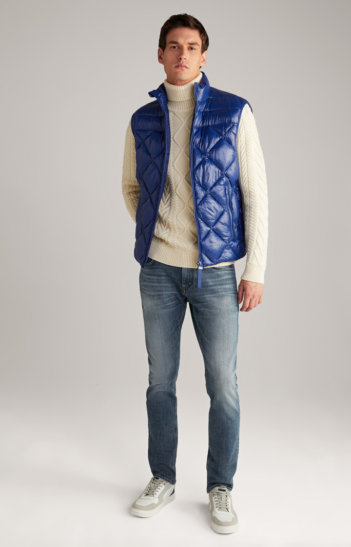 Nylon-Steppweste Vanor in Blau