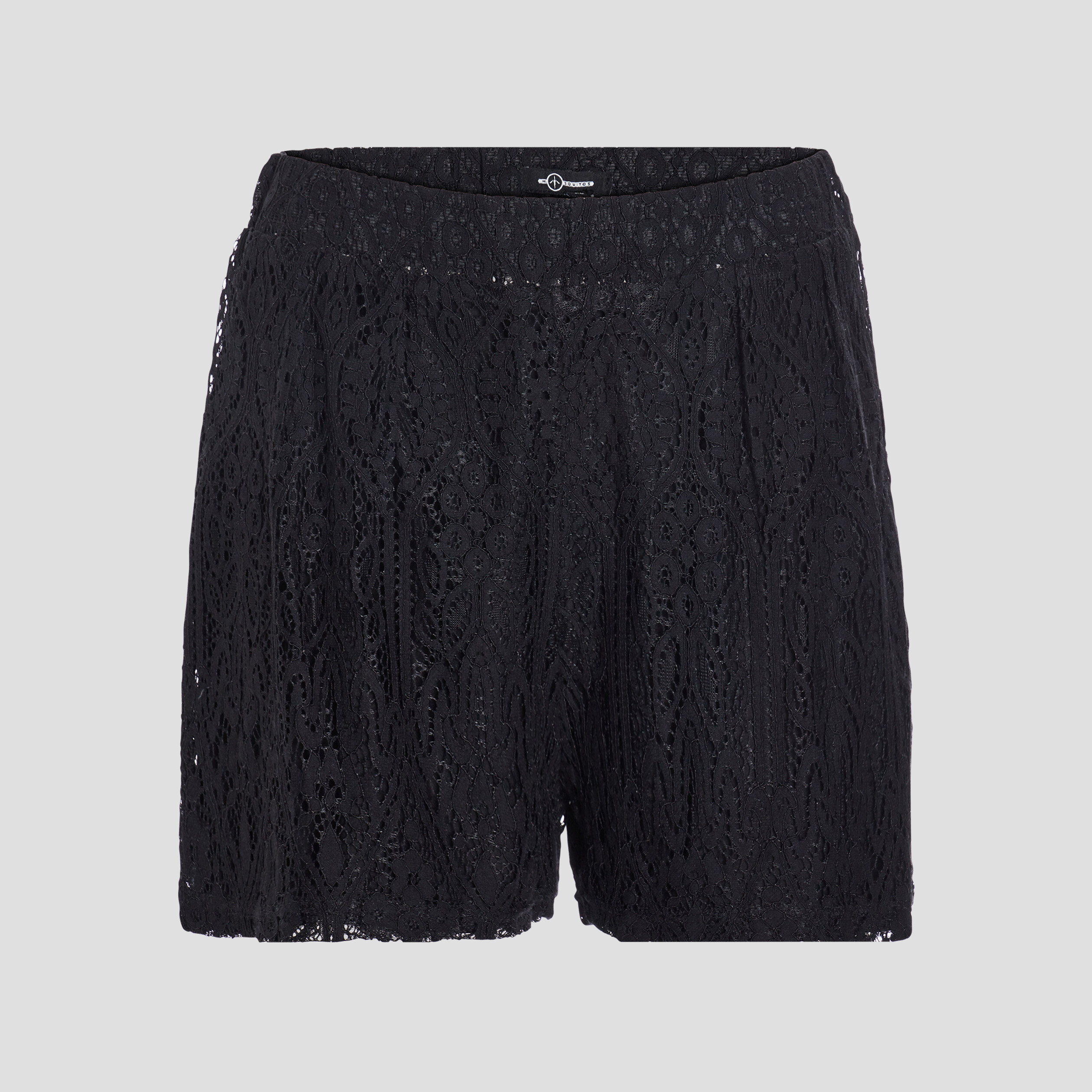 Short large avec dentelle noir femme | La Halle