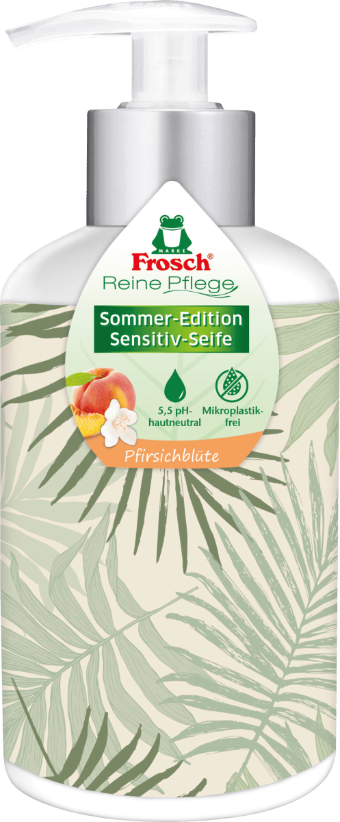 Flüssigseife sensitiv, reine Pflege Sommer-Edition, 300 ml