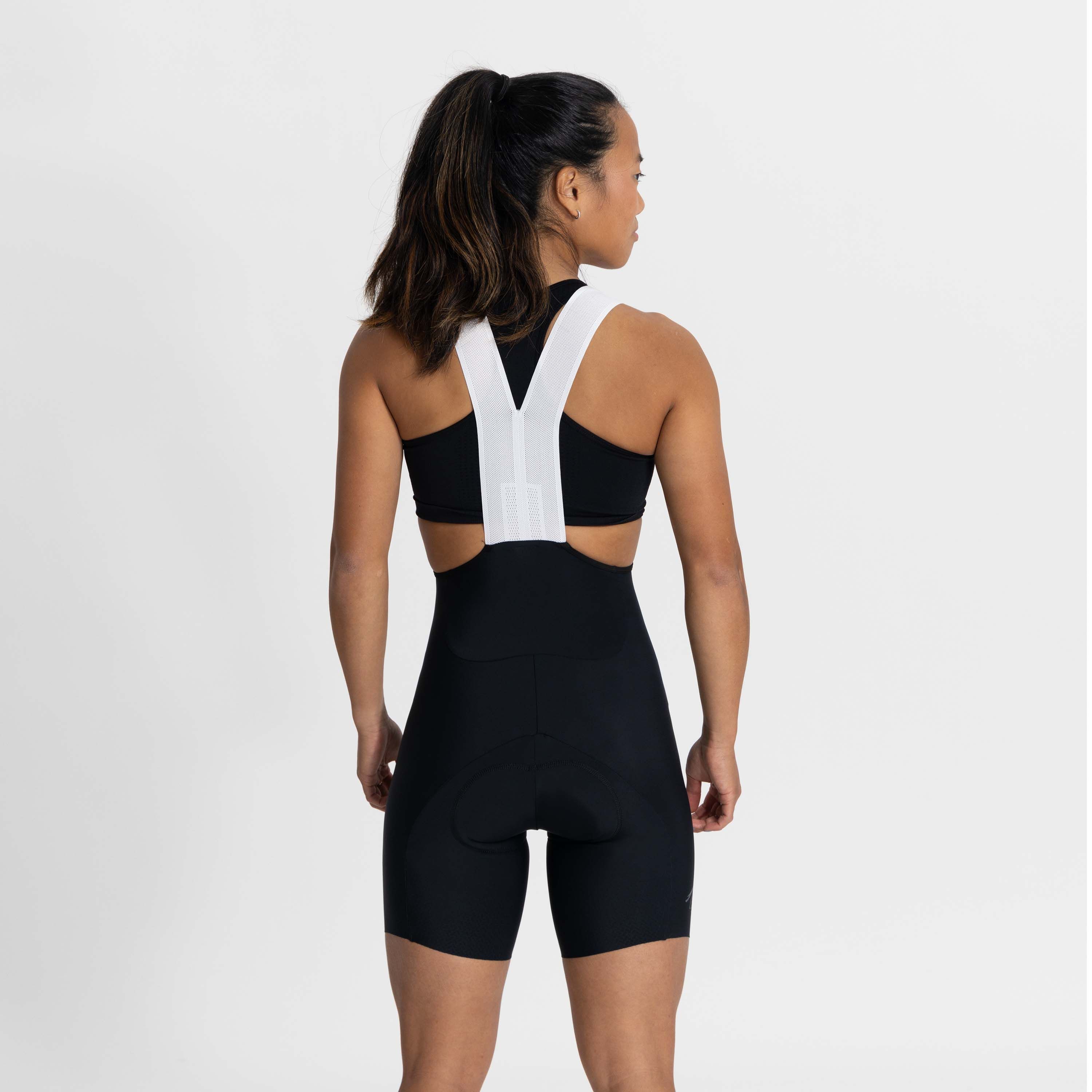 Rogelli Prime 2.0 Schwarz Damen Radhose Kurz Mit Träger