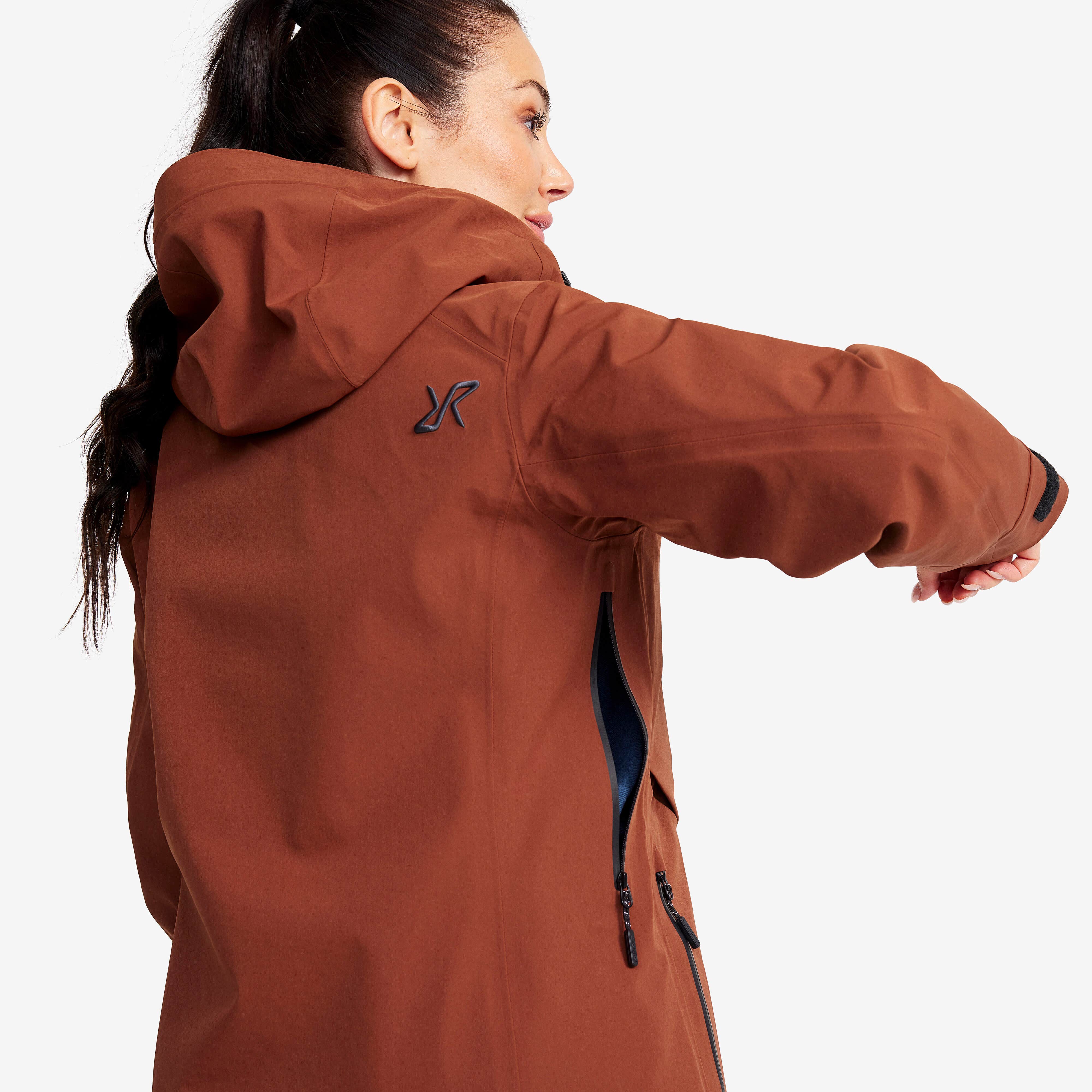 Cyclone Long 3L Jacket Femme Smoked Paprika