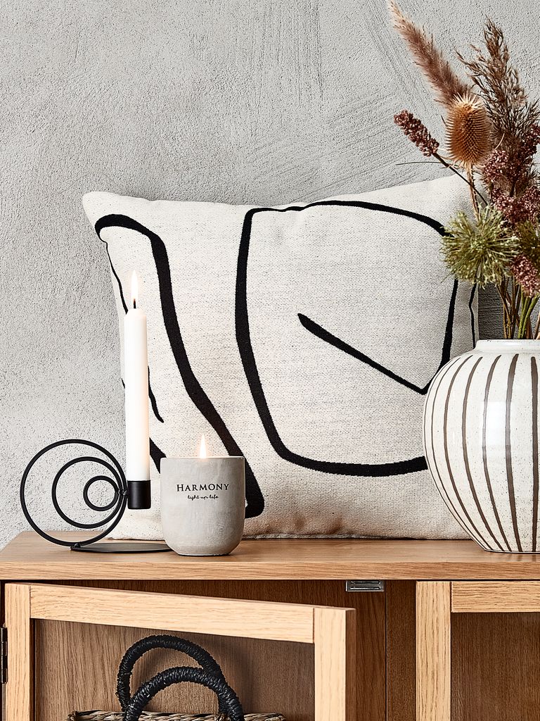 SOFUS Wazon SOFUS Ø21xW21cm szary/brązowy