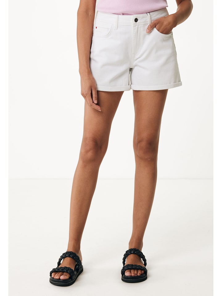 Mexx Jeans-Shorts in Weiß günstig kaufen