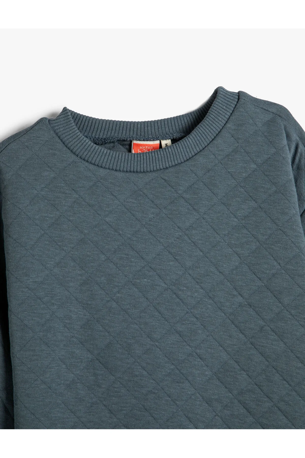 Koton  Basic-Sweatshirt, gesteppt, langärmlig, Rundhalsausschnitt