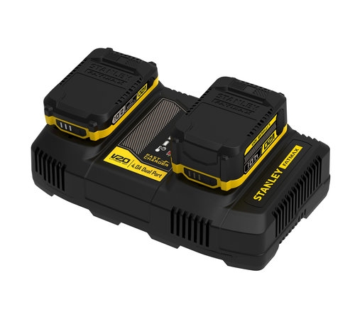 Stanley SFMCB24 Fatmax V20 Podwójna ładowarka akumulatorów 18 V