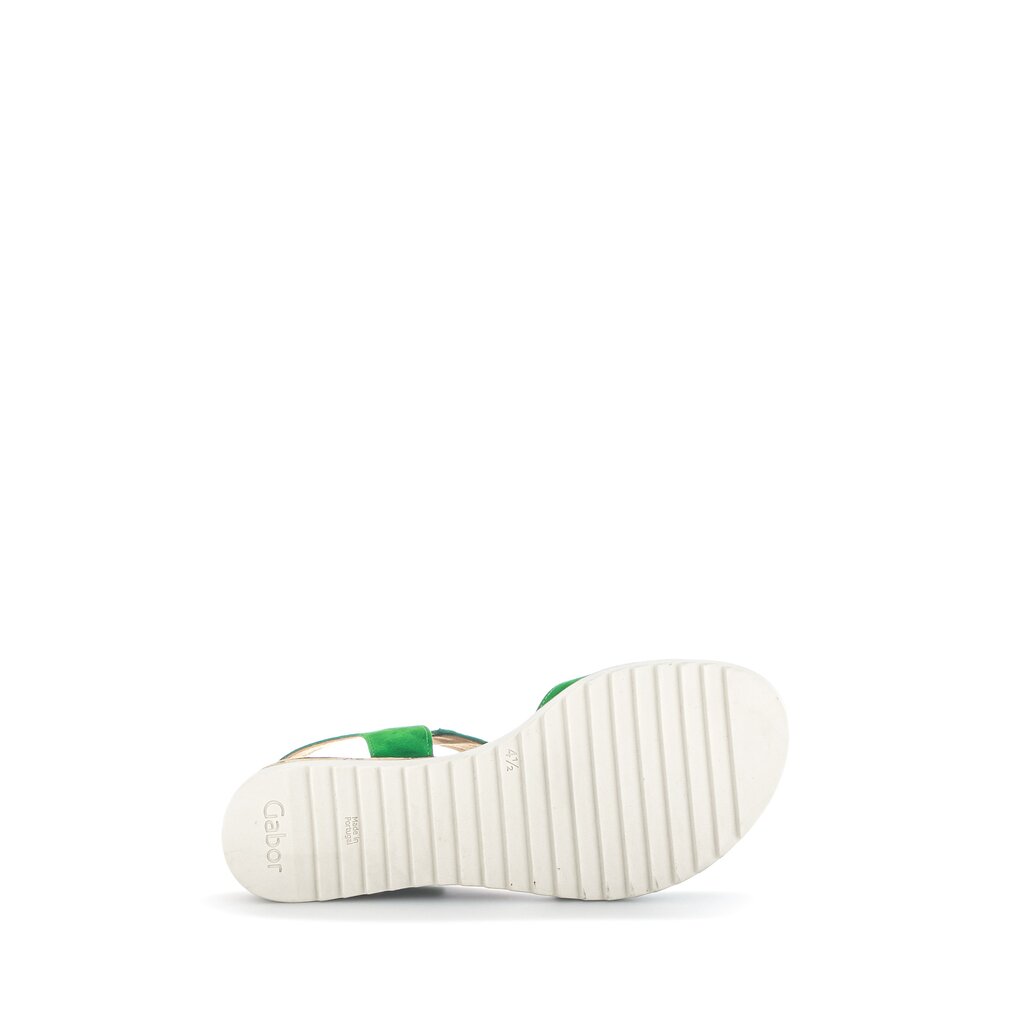 Gabor comfort Keilsandalette grün