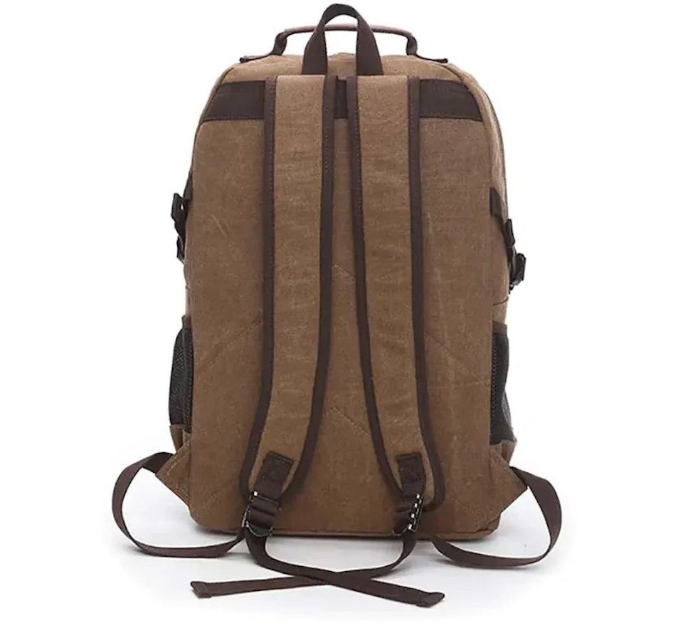 D-IDEAZ Notebook-Rucksack Canvas Rucksack für Business und Freizeit - Praktischer Begleiter, Fach für Notebook und Tablet