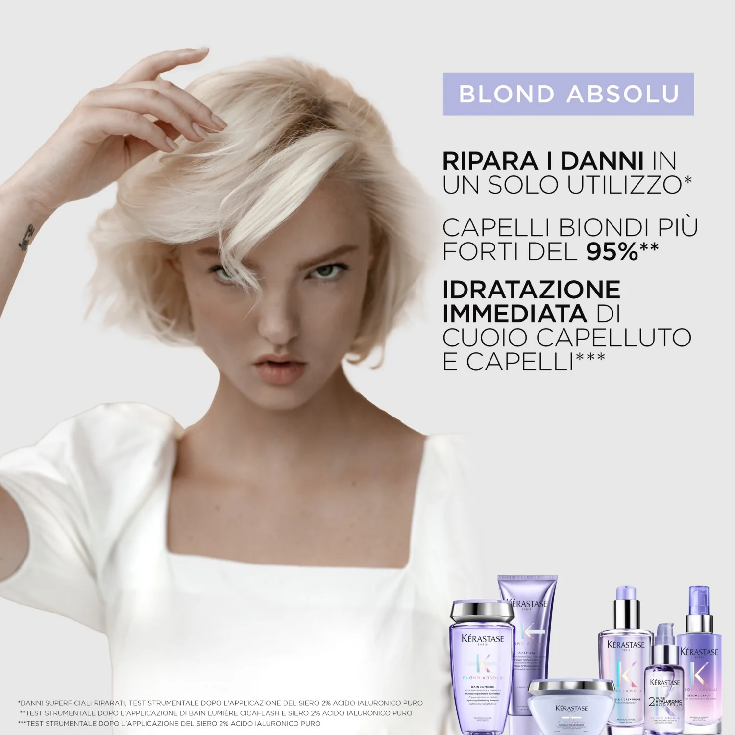 Blond Absolu 2 % reines Hyaluronsäure-Serum – Haarserum