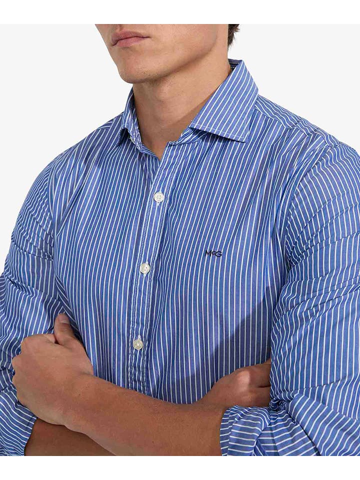 McGregor Hemd - Slim fit - in Blau günstig kaufen