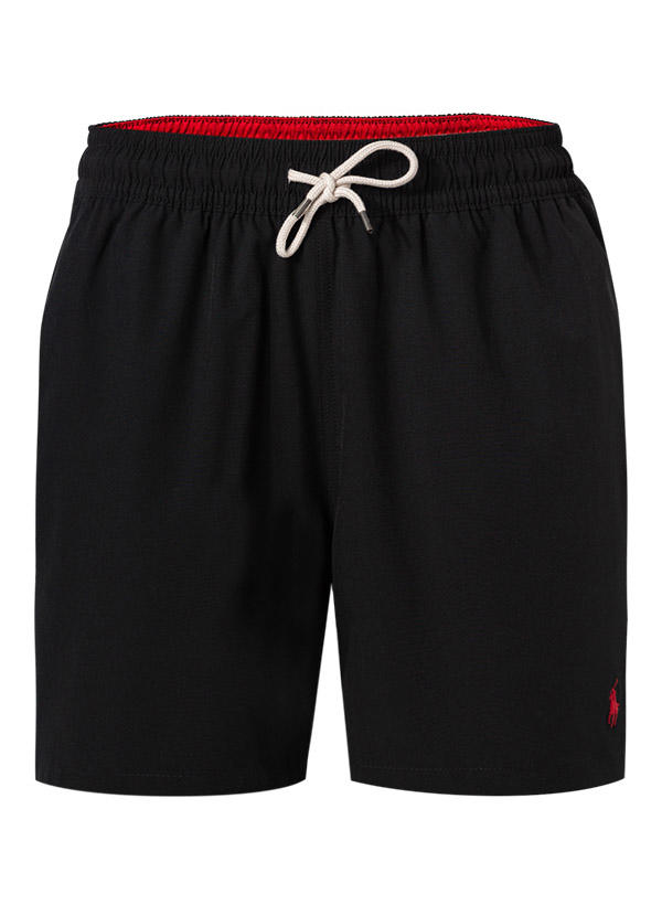 Polo Ralph Lauren, Badeshorts, Mikrofaser-Stretch, schwarz