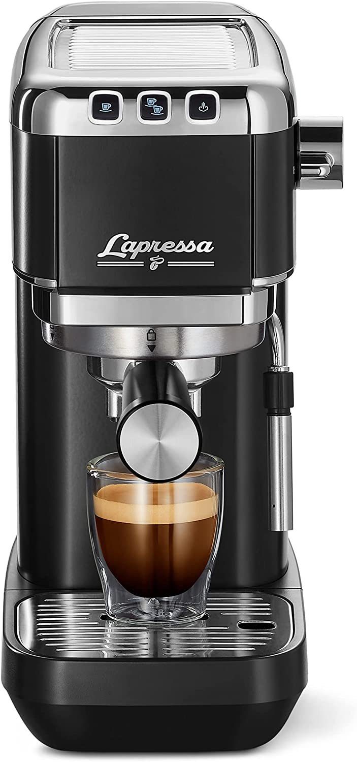 Tchibo Siebträgermaschine LAPRESSA Doppelauslauf + Milchaufschäumer, in 3 Farben